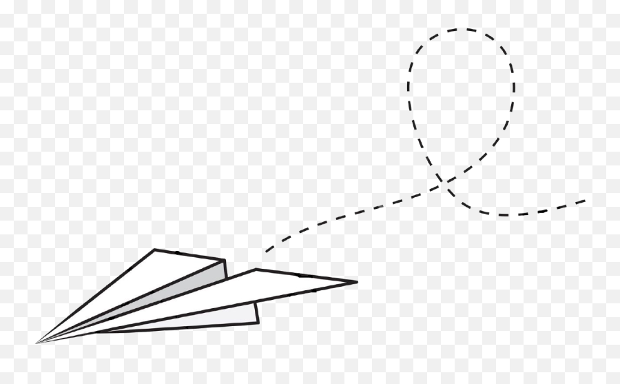 Airplane Paper Plane Clip Art - Paper Airplane Drawing Png,Paper Airplane Png