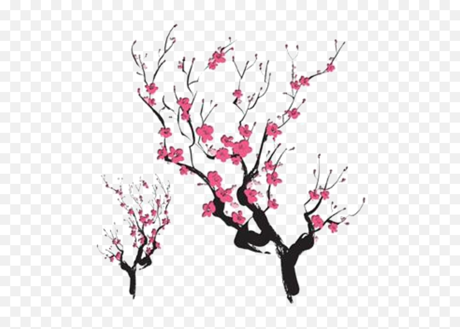 Japanese Designs Png Photos Mart - Tribal Cherry Blossom Tattoo,Japanese Png