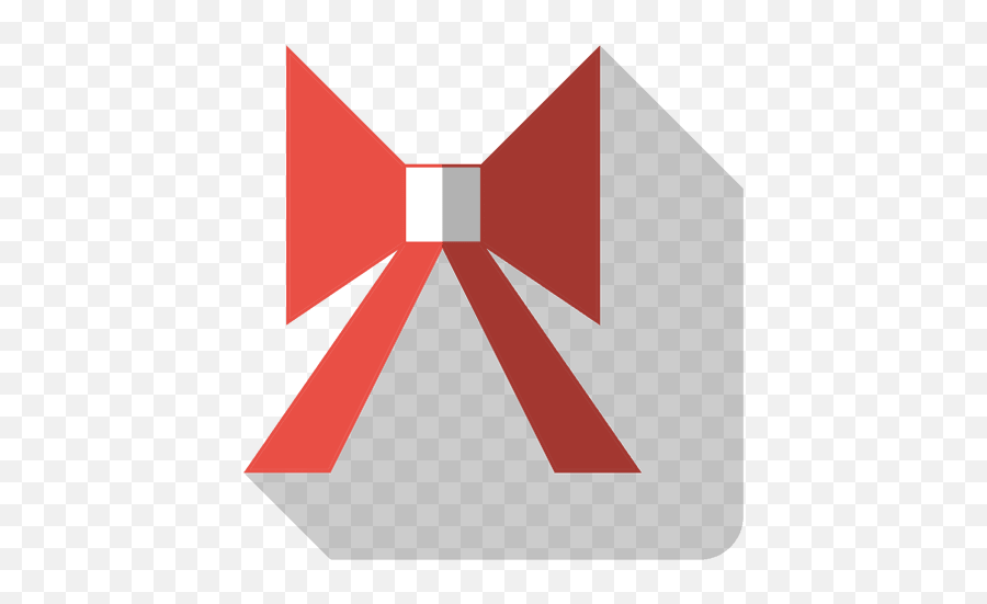 Red Bow Flat Drop Shadow Icon 83 - Transparent Png U0026 Svg Graphic Design,Red Bow Png