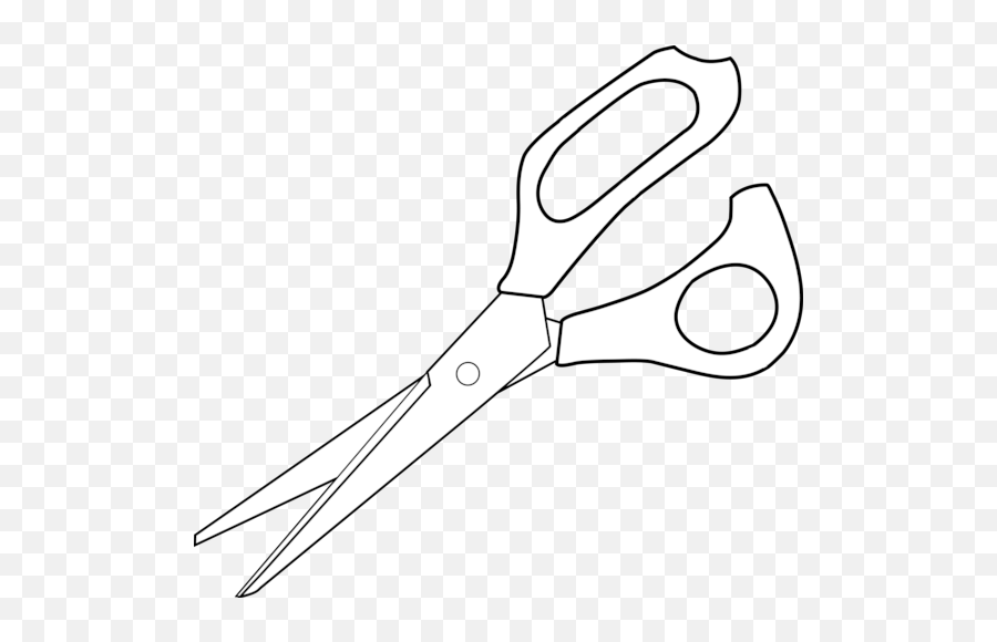 Scissors Line Art Png U0026 Free Artpng - Scissors Clipart Black And White,Scissors Transparent