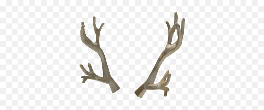 Toothy Deer Man Antlers - Roblox Black Iron Antlers Roblox Png,Antler Png