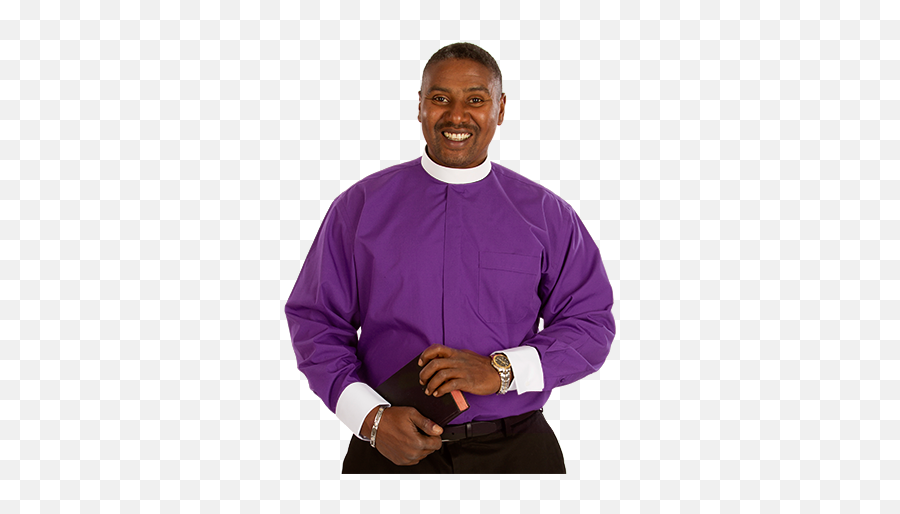 Menu0027s Purple Clergy Shirt With French Cuffs Bishop - Bishop Clergy Shirts Png,Purple Shirt Png