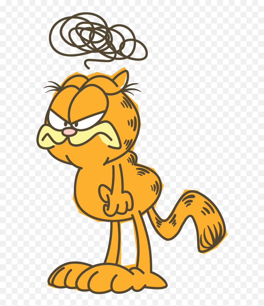 Garfield Line Messaging Sticker - Garfield Stickers Png,Garfield Png