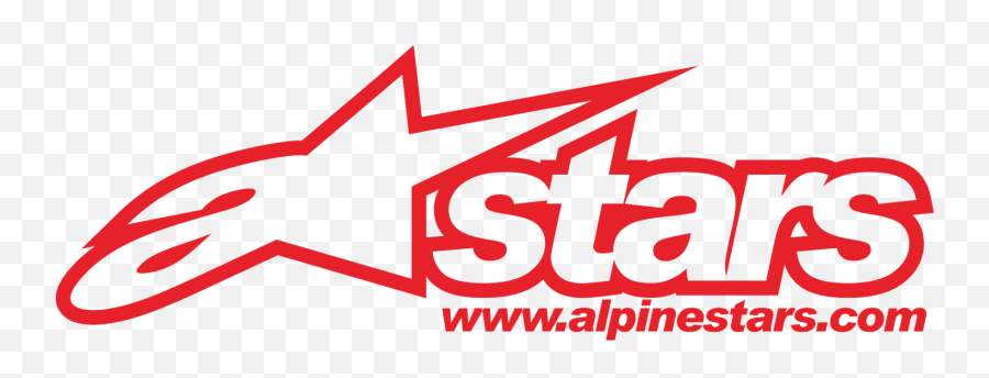 A Stars Alpinestars Logo Vector Png Red