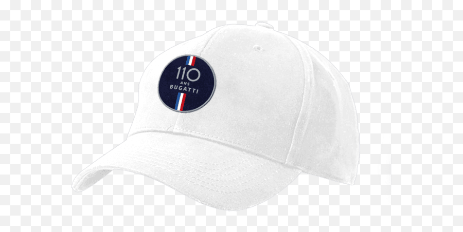 110 Ans Collection Baseball Cap Anniversary Logo 2019 White Adult - Bugatti Baseball Cap Png,Bugati Logo