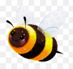 Download Cute Honey Bee Png - Kawaii Cute Bees Cute Bee Transparent Background,Honey Bee Png