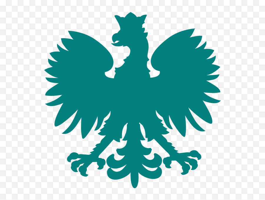 Eagle Heraldic Animal Silhouette - Polish Eagle Transparent Png,Eagle Silhouette Png