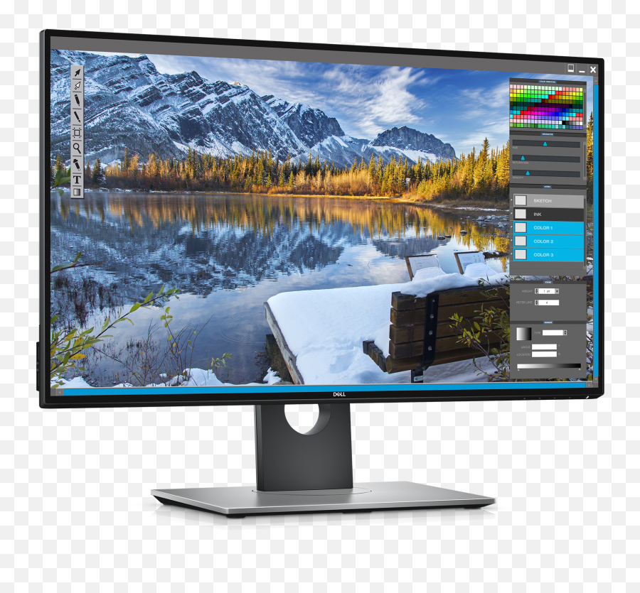 Dell Ultrasharp 27 4k Hdr - Dell Up2718q Png,Transparent Monitors