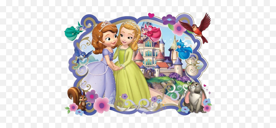 Download Hd Sofia The First - Sofia The First With Amber Sofia The First And Amber Png,Sofia The First Logo