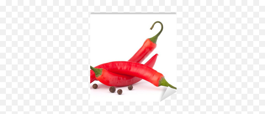 Hot Red Chili Or Chilli Pepper And Black Wall Mural U2022 Pixers We Live To Change - Eye Chili Png,Red Pepper Png