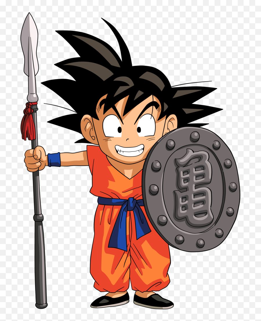 Download Kid Goku Png Transparent Background Image For Free - Goku Boy,Spear Transparent Background