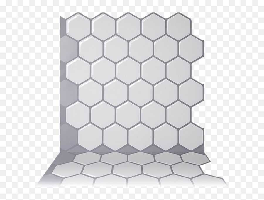 Laundry Room Makeover - Tic Tac Tiles Hexa Mono White Peel And Stick Backsplash Png,Tile Png