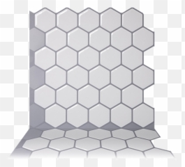 Laundry Room Makeover - Tic Tac Tiles Hexa Mono White Peel And Stick Backsplash png