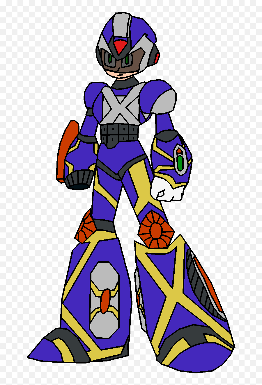 Mega Man Xs Riot Armor - Armor Mega Man X2 Png,Mega Man X Png
