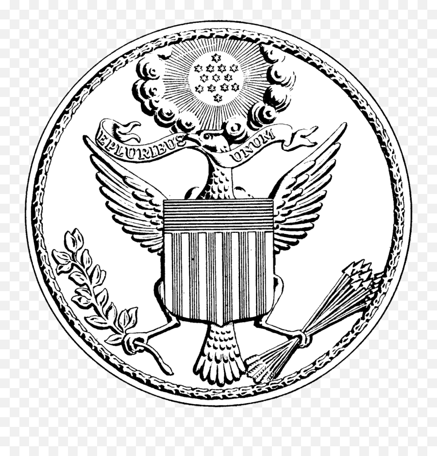 Kentucky In The American Civil War - Wikipedia First Great Seal Of The United States Png,Line Drawing Png