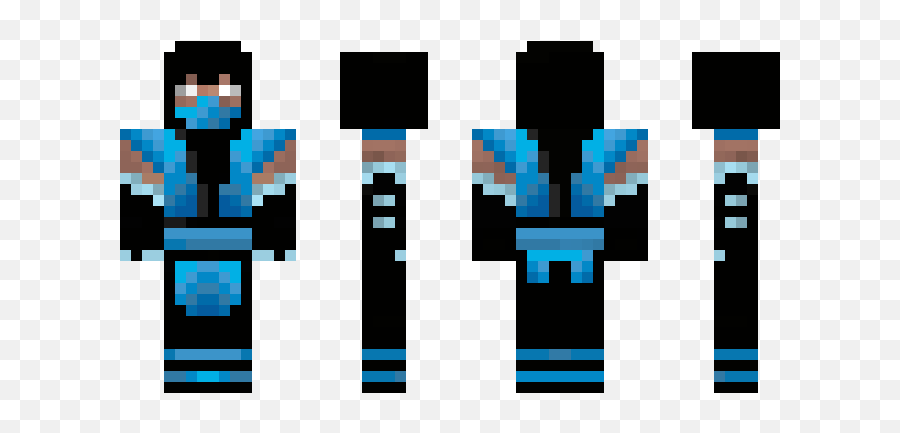 Sub Zero Skin Skins For Minecraft Pe - Minecraft Sub Zero Skin Png,Sub Zero Png