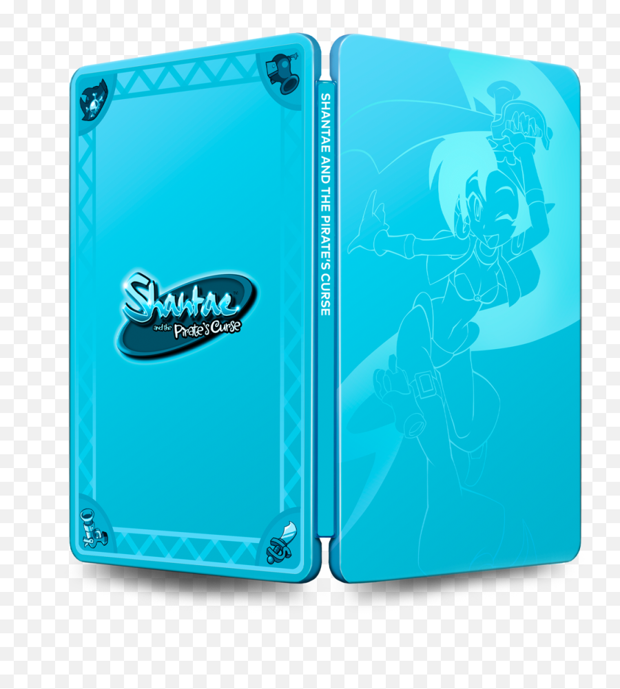 Shantae And The Pirateu0027s Curse Steelbook - Limited Run Games Nintendo Switch Mobile Phone Case Png,Shantae Logo
