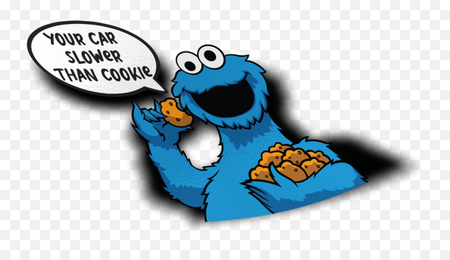 Cookie Monster Png - Cookie Monster Sesame Sticker Cartoon Fictional Character,Cookie Monster Transparent
