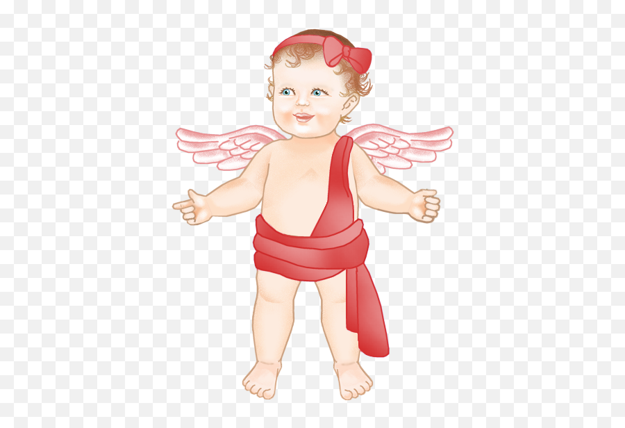 Cute Baby Angel Png Full Size Download Seekpng - Angel Png Red,Christmas Angel Png