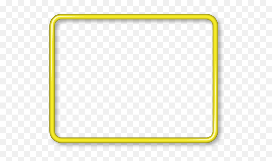 Yellow Frames Png 3 Image - Clip Art,Frames Png