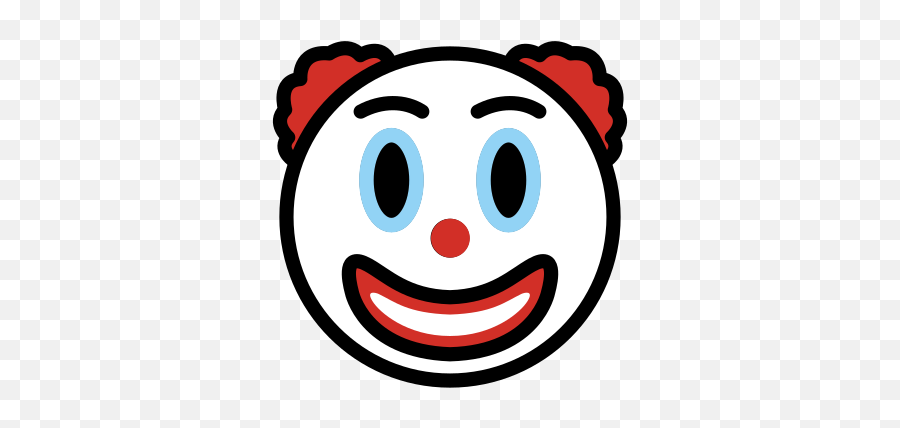 Clown Face Emoji - Clown Face Png,Clown Emoji Transparent