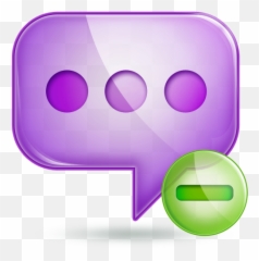 Chat 2 Minus Icon Png Ico Or Icns Free Vector Icons - Portable Network Graphics
