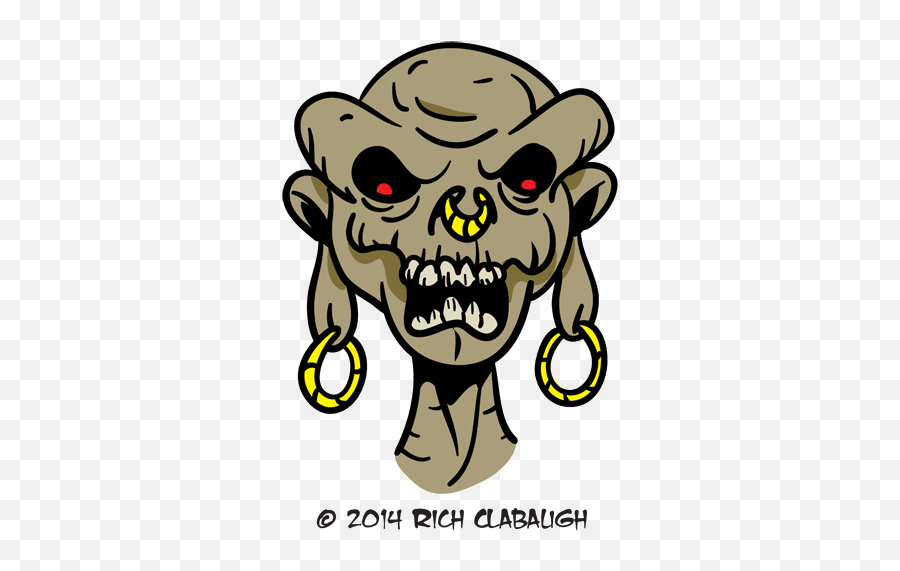 101714 Tribal Demon Monster Faces - Clip Art Png,Demon Face Png