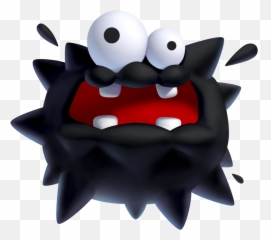 Fuzzy - Super Mario Wiki the encyclopedia Black Spiky png