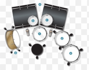 Kai Hahto Pearl Drums - Official site Tommy Portimo Kit png