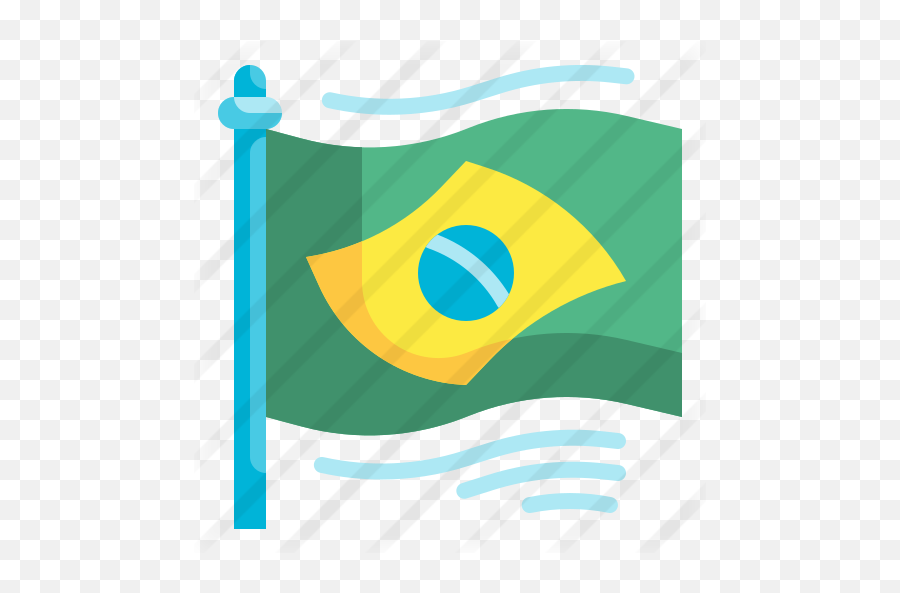 Brazil Flag - Free Flags Icons Vertical Png,Flag Flat Icon