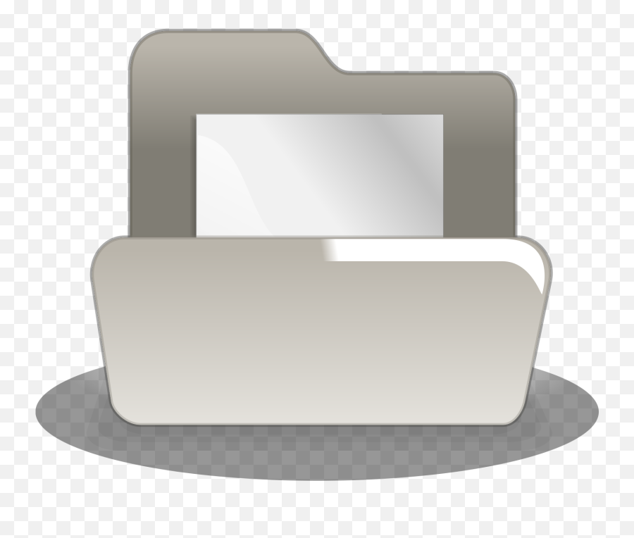 Open White Folder Icon Svg Vector - Horizontal Png,Open Folder Icon