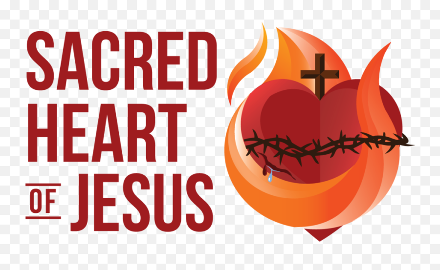 Sacred Heart Transparent Background Png Arts - Sacred Heart Of Jesus Clipart,Heart On Transparent Background