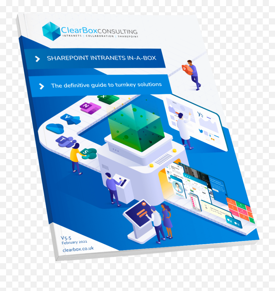 Sharepoint Intranets In - Abox Report V55 Clearbox Consulting Vertical Png,Sharepoint Collaboration Icon