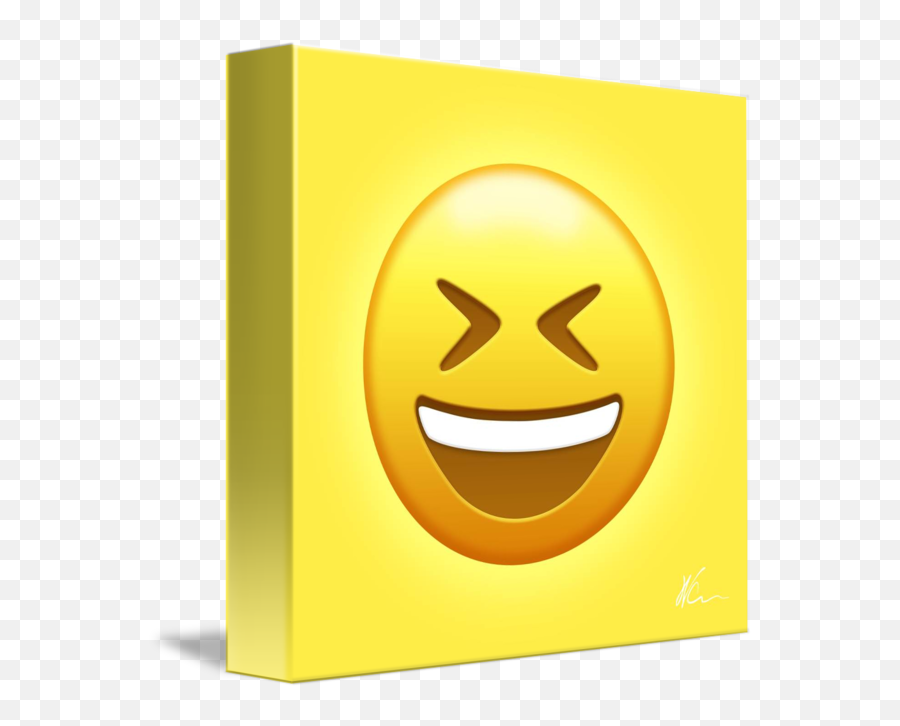Grinning Squinting Face Emoji - Happy Png,Modern Wood Twitter Icon 24x24 Png