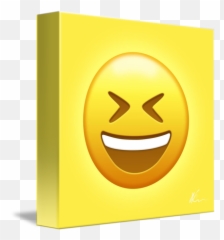 Grinning Squinting Face Emoji - Happy Png,Modern Wood Twitter Icon 24x24 Png