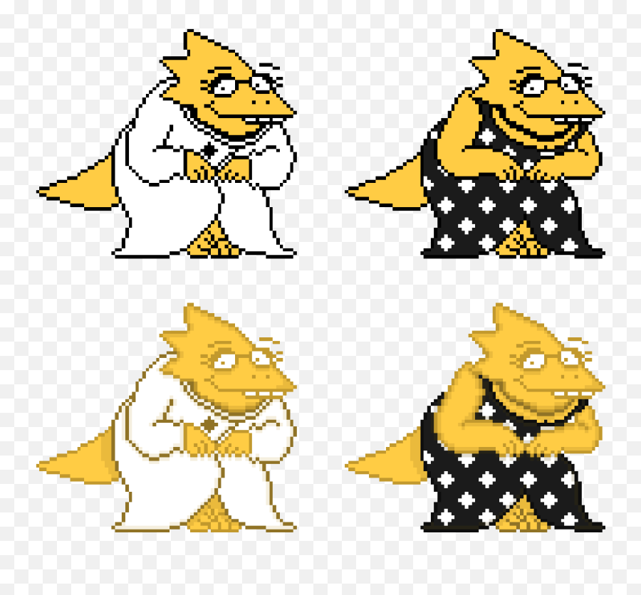 Alphys Resprite - Fictional Character Png,Alphys Icon Series