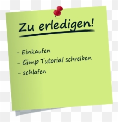 Gimp Schattenspielchen Abgehobene Ecke Erstellen - Horizontal png