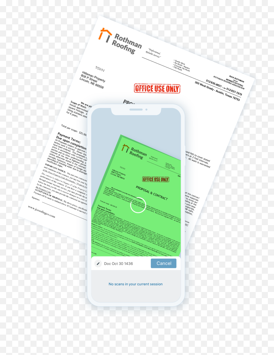 Scan And Store Documents With Companycam - Smartphone Png,Scan Documents Mobile Icon