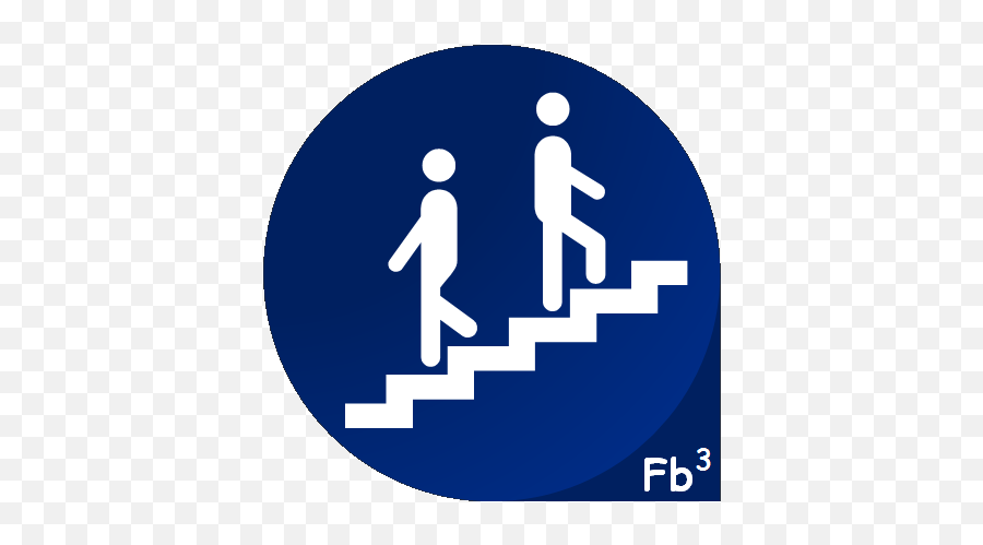 Stair Stepper Go - Stairs Signage Png,Go Walk Icon