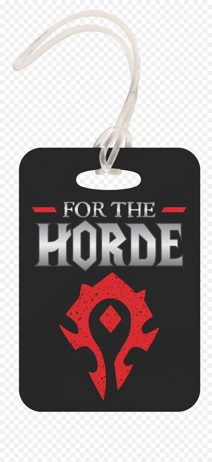 Download World Of Warcraft For The Horde Metal Luggage Tag - Horde Wow Logo Png,World Of Warcraft Horde Icon