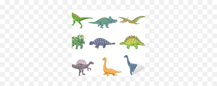 Sticker Cartoon Dinosaur Icon - Pixersus Cartoon Png,Dinosaurs Icon