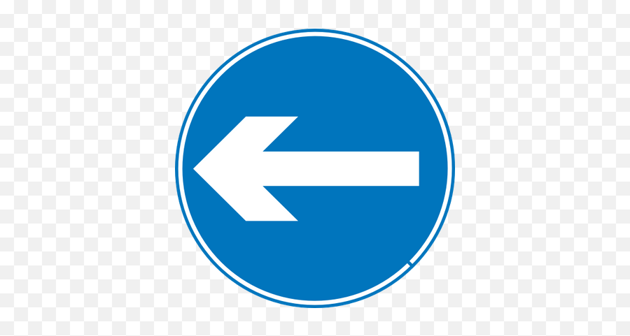 Left Turn Traffic Sign Transparent Png - Stickpng Left Arrow Road Sign,Signs Png
