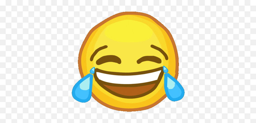 Emoji Happy Sticker - Emoji Happy Laugh Discover U0026 Share Gifs Iphone Laughing Crying Emoji Png,Laughing Emoji Icon