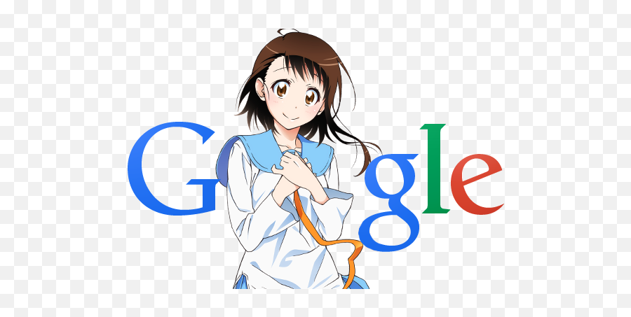 Guide How To See The Best Girl As Your Google Logo Rnisekoi - Anime Girls Google Logo Png,How To Change Your Google Icon
