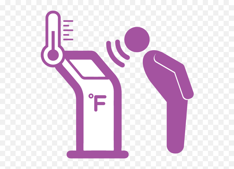 Non - Contact Temperature Monitoring Png,Kiosk Icon Vector