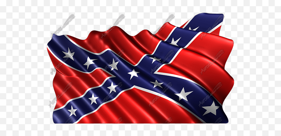 Waving Rebel Flag - Aurora Graphics Confederate Flag Graphics Png,American Flag Waving Png