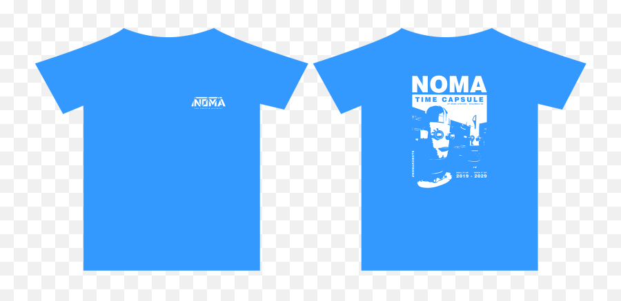 Noma Blue Time Capsule T - Shirt Png,Blue Shirt Png