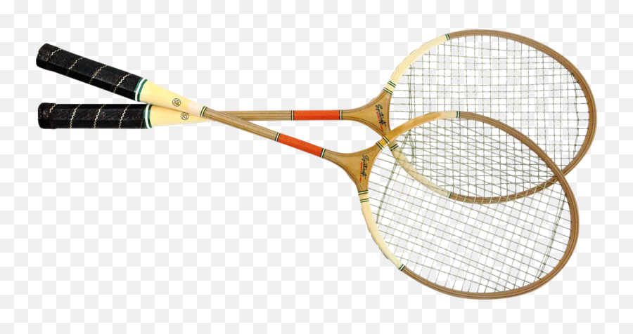 Vintage Badminton Rackets - Tennis Racket Png,Badminton Racket Png