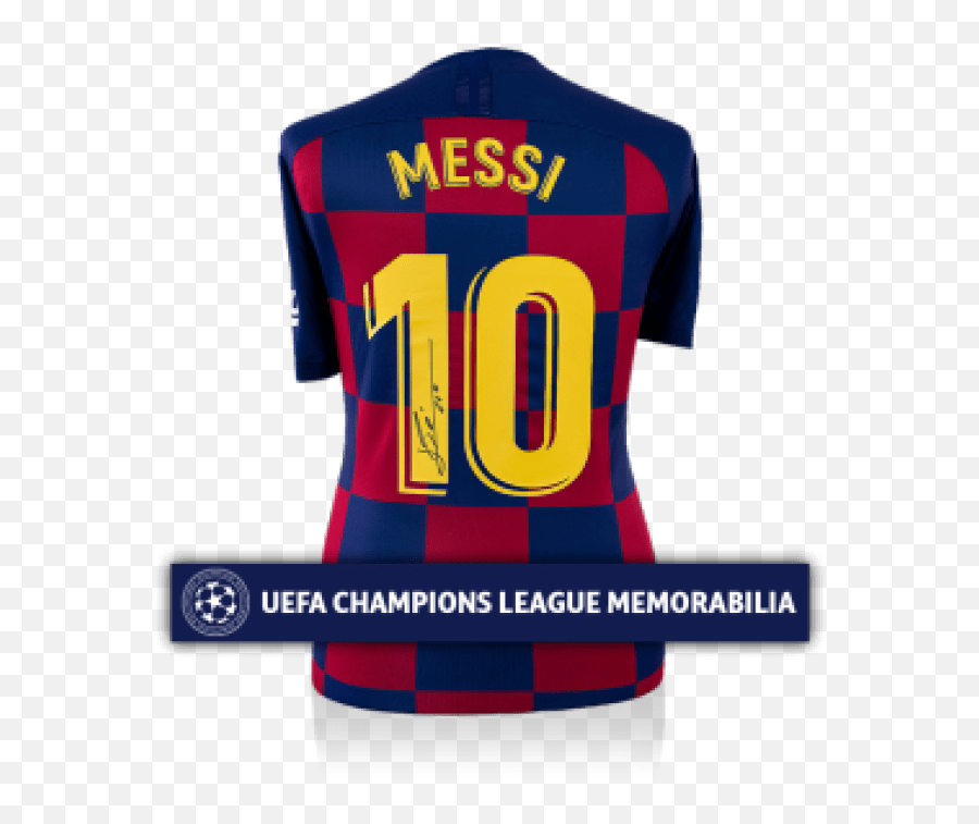 Lionel Messi Official Uefa Champions - Lionel Messi T Shirt Png,Lionel Messi Png