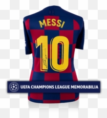 Lionel Messi Official Uefa Champions - Lionel Messi T Shirt Png,Lionel Messi Png